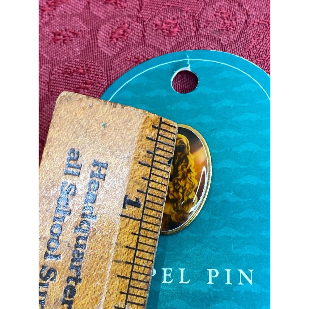 Cocker Spaniel Portrait Enamel Lapel Pin Pollyanna Pickering Collection Otter Ho - Picture 5 of 6